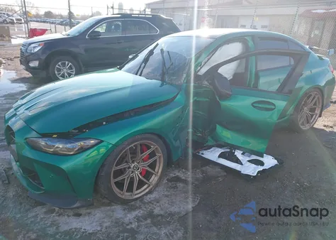 2022 BMW M3 Competition xDrive z USA, uszkodzony, nr VIN WBS43AY0XNFM40047